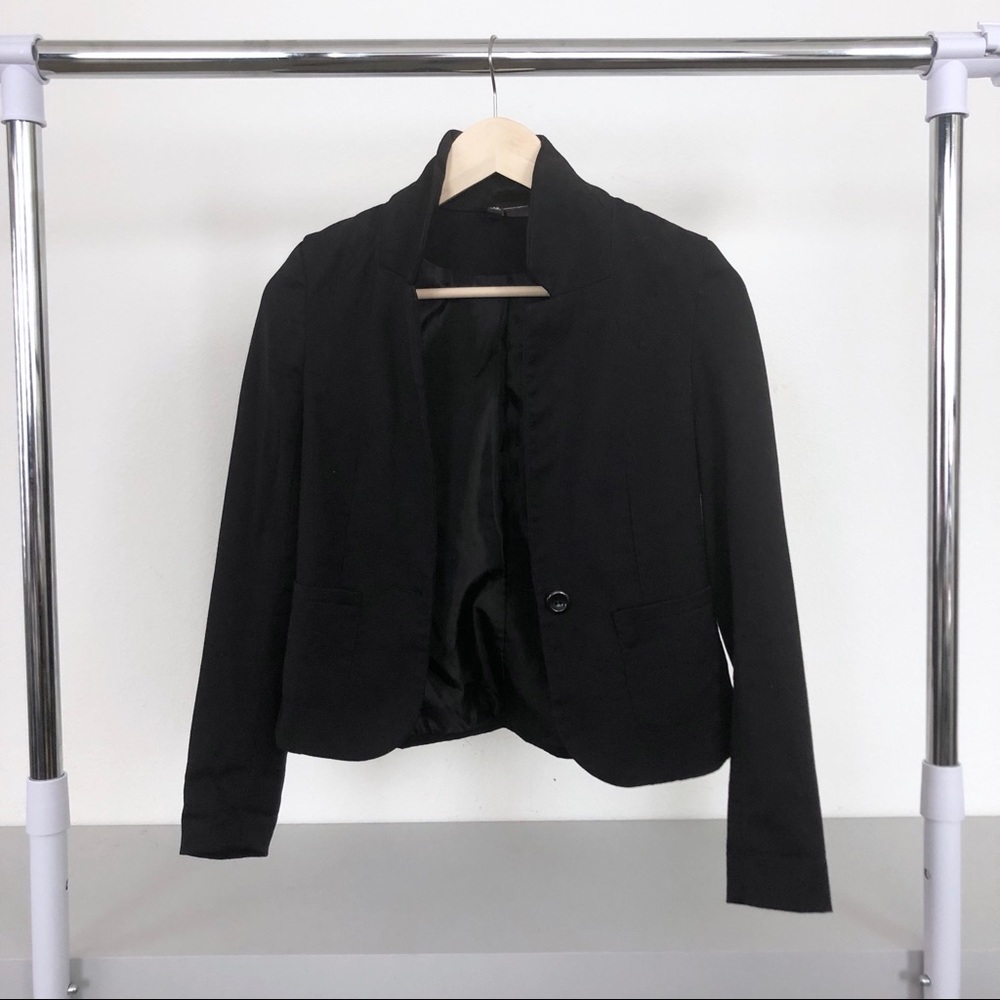 H&M Divided Black Single Button Blazer